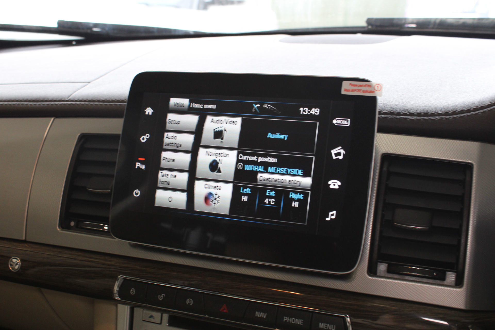 Jaguar XF 2012 - 2015 (BOSCH UNIT) Android 13 / 14  | GPS autoraadio ja multimeedia keskus