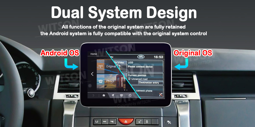 Jaguar XF 2012 - 2015 (BOSCH UNIT) Android 13 / 14  | GPS autoraadio ja multimeedia keskus