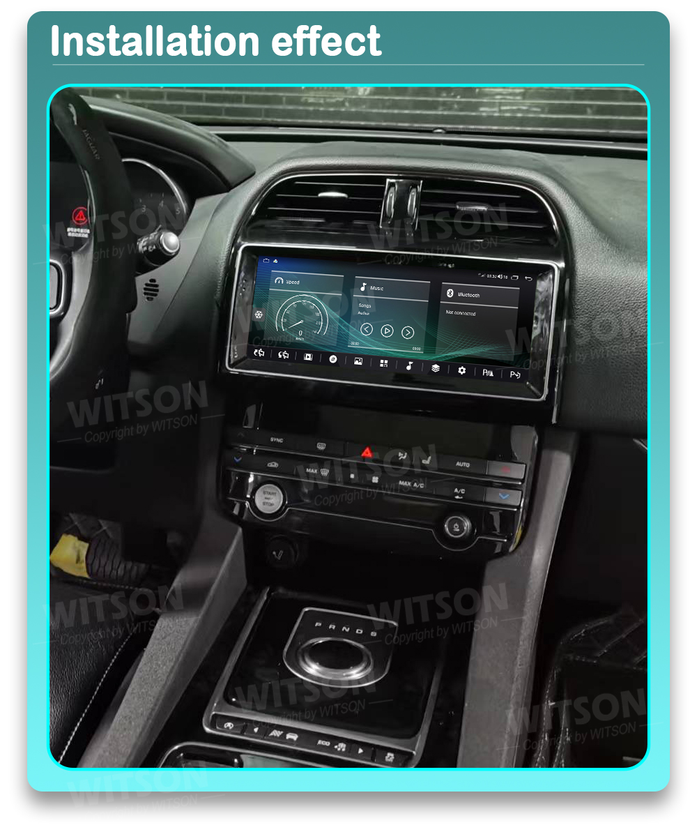 Jaguar F- PACE | XE | 2016-2019 Android 13 / 14  | GPS autoraadio ja multimeedia keskus