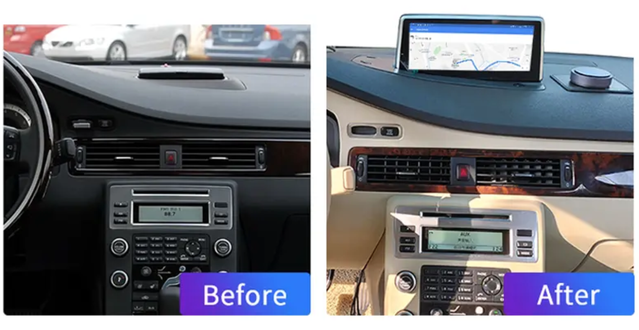 Volvo S80 & V70 (2004-2011) Android 13 / 14  | GPS autoraadio ja multimeedia keskus