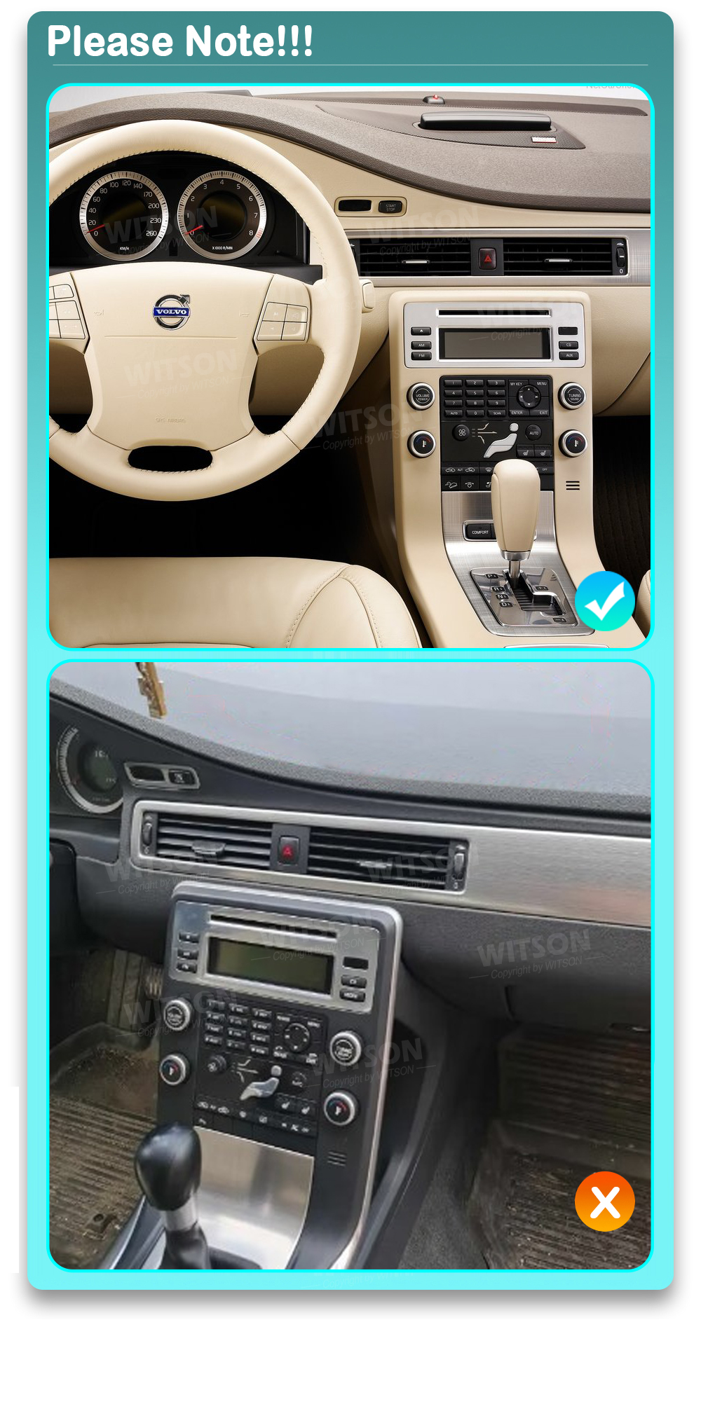 Volvo S80 & V70 (2004-2011)   3248 raadio sobivus autole