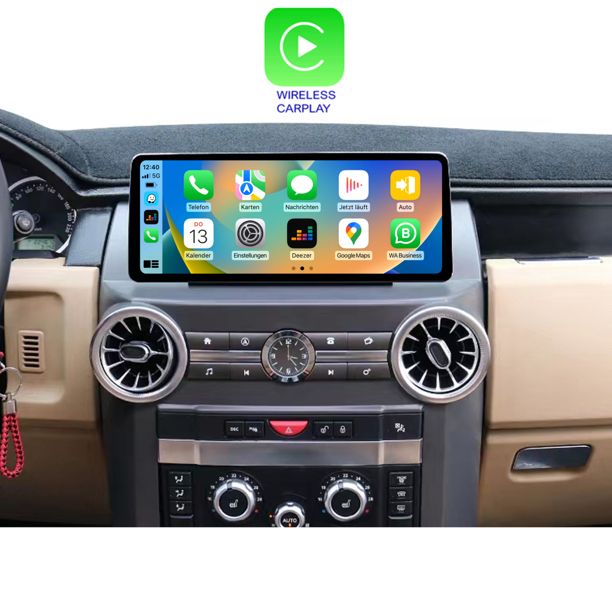 Land Rover Discovery 3 (L319) 2004-2010 (DENSO System) Android 13 / 14  | GPS autoraadio ja multimeedia keskus