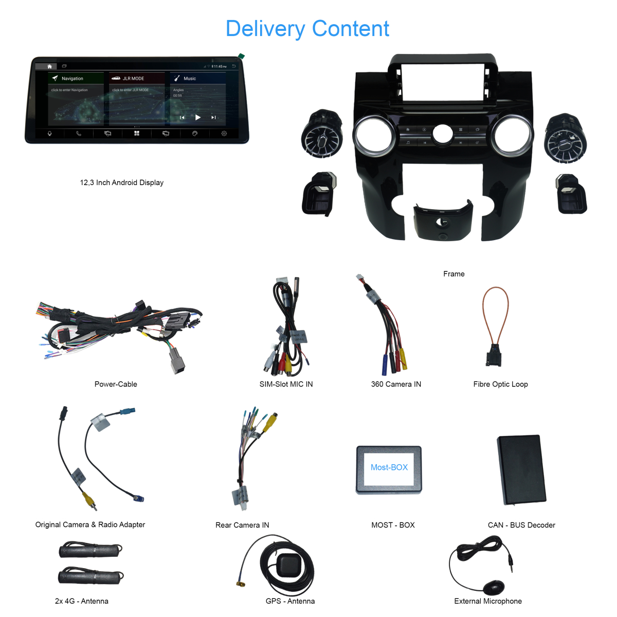 Land Rover Discovery 4 (L319) 2009-2016 Android 13 / 14  | GPS autoraadio ja multimeedia keskus