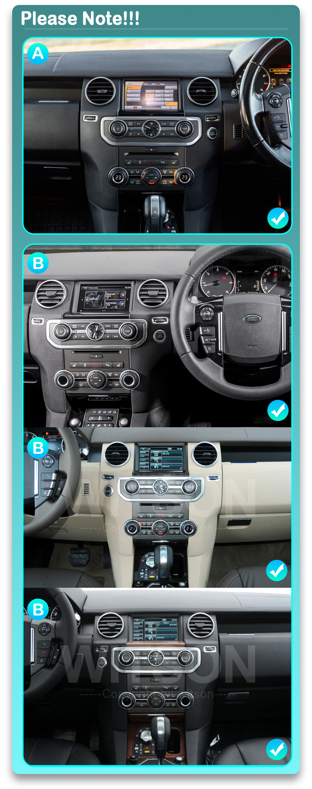 Land Rover Discovery 4 (L319) 2009-2016   6711 raadio sobivus autole