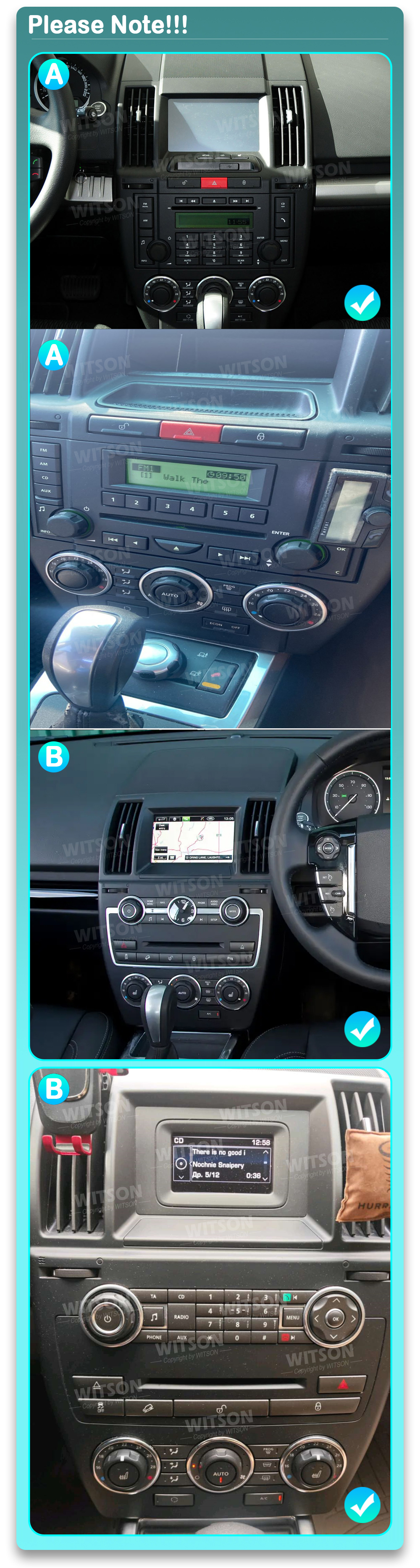 Land Rover Freelander 2 (L359) 2007-2012   6712 raadio sobivus autole