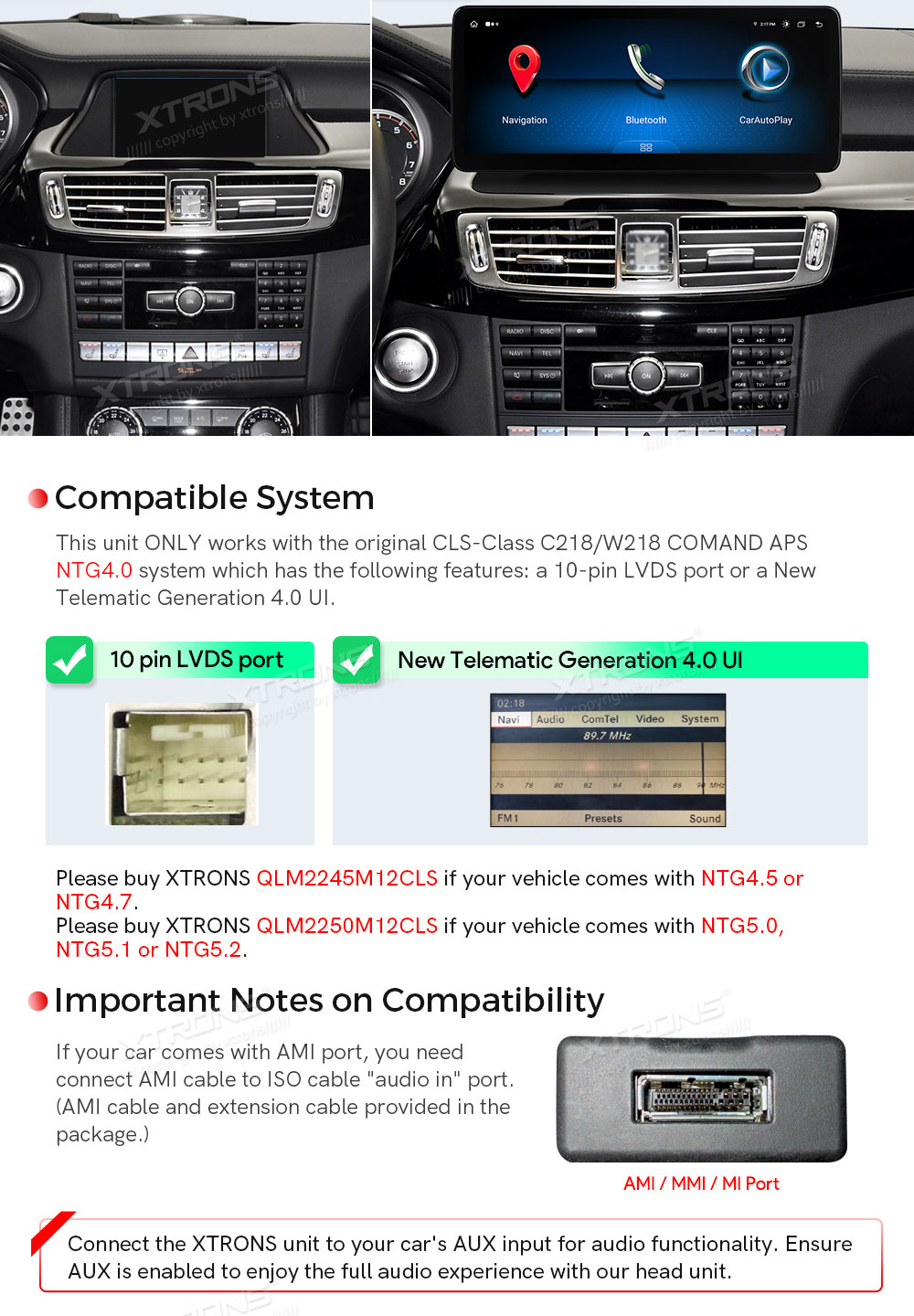 Automedia EW-BZQH8CLS-NTG4Y Automedia EW-BZQH8CLS-NTG4Y raadio sobivus autole