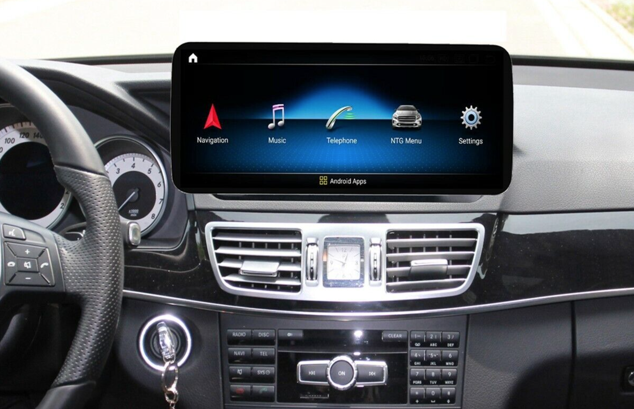 Mercedes-Benz E-Class Coupe (2016-2017) | C207 | NTG5.0  Automedia EW-BZQH8E-W-NTG5Y merkkikohtainen Android GPS multimedia näyttö