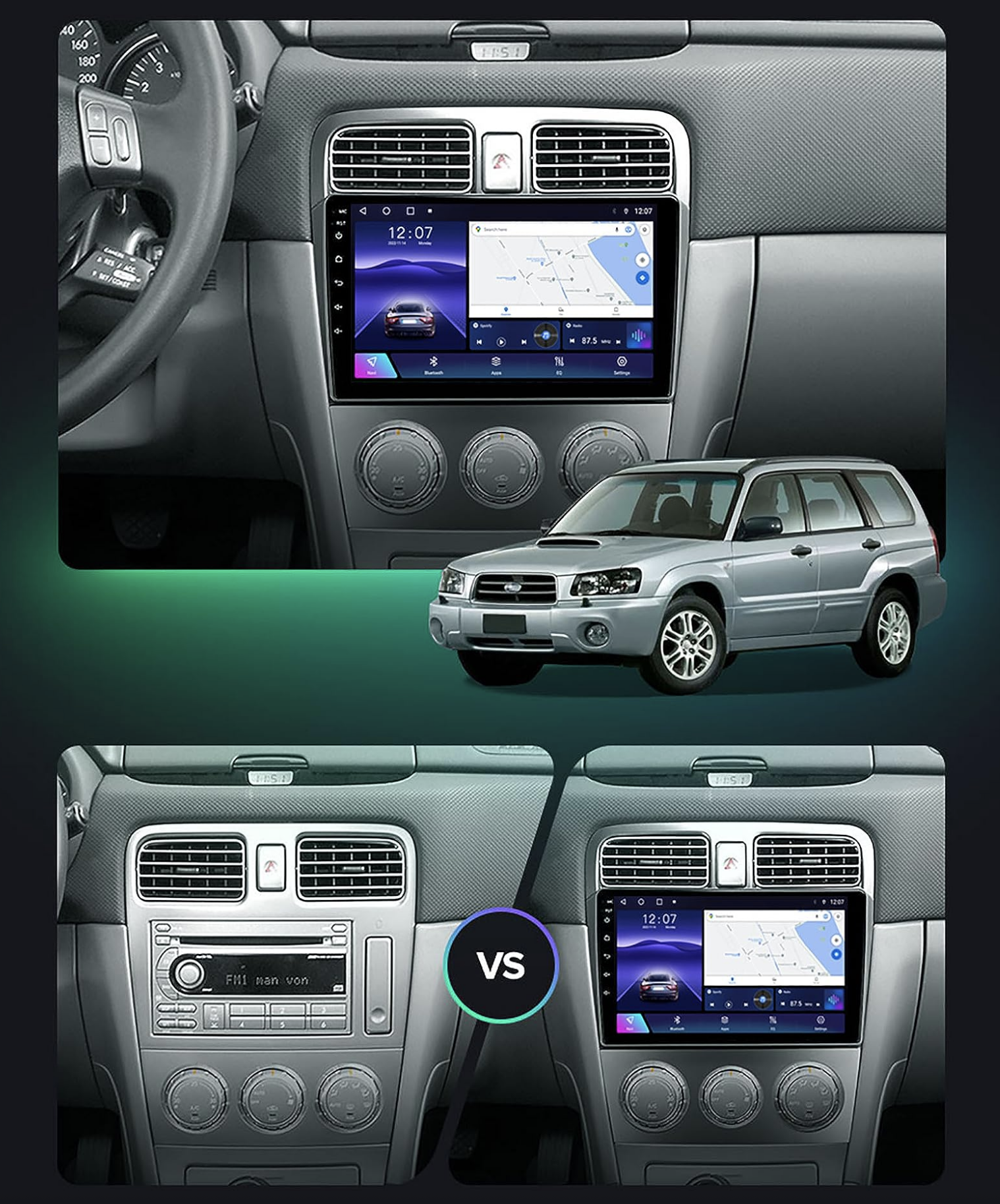 Automedia F0470 Mudelikohane android multimeediakeskus gps naviraadio