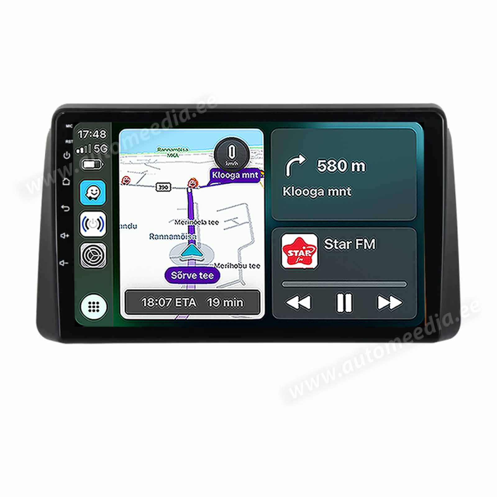 Lancia Voyager 2010-2016 | Dodge Grand Caravan 2010-2020 Android | auto GPS radio ja multimedia näyttösoitin
