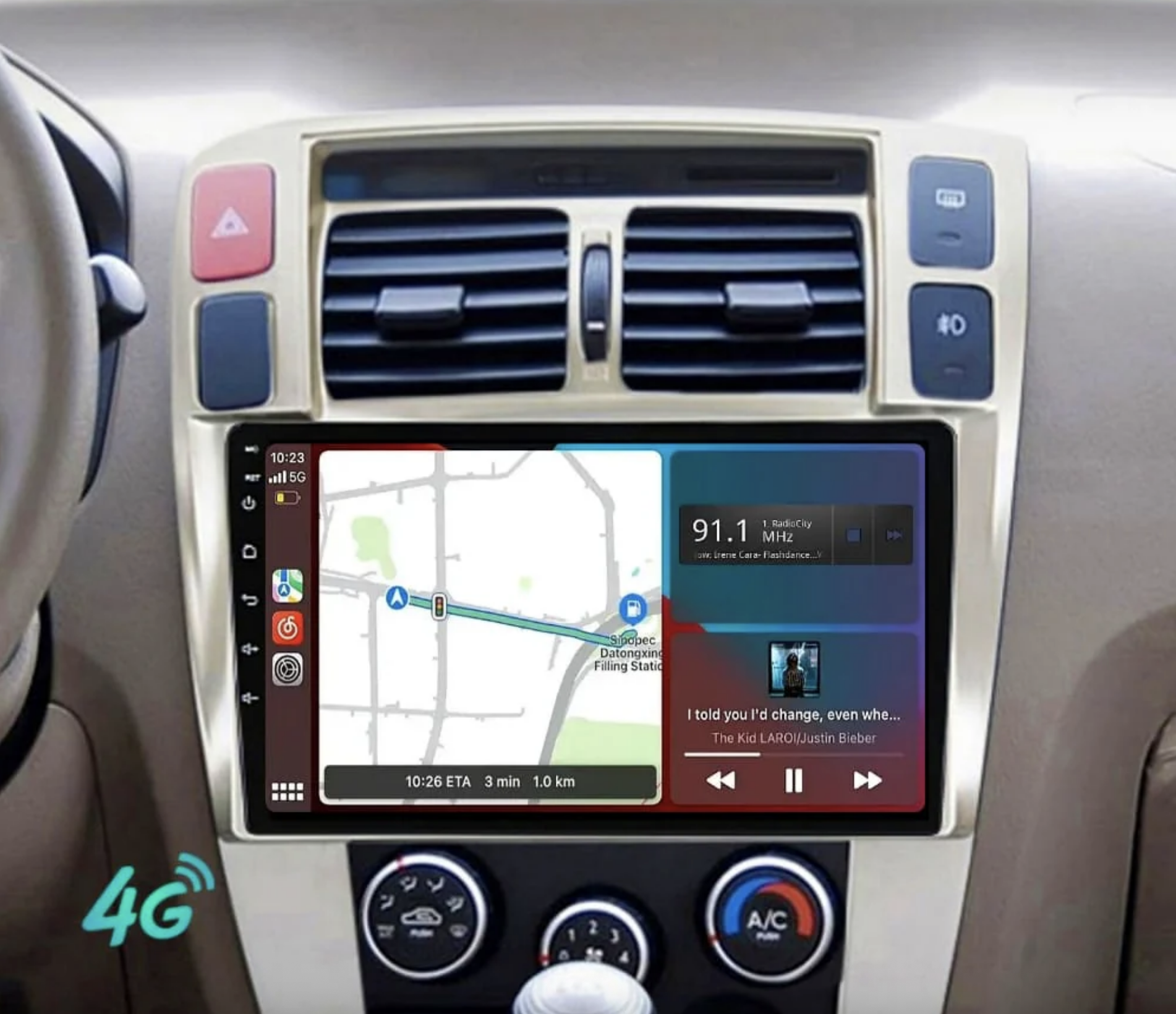 Automedia F0712 Mudelikohane android multimeediakeskus gps naviraadio