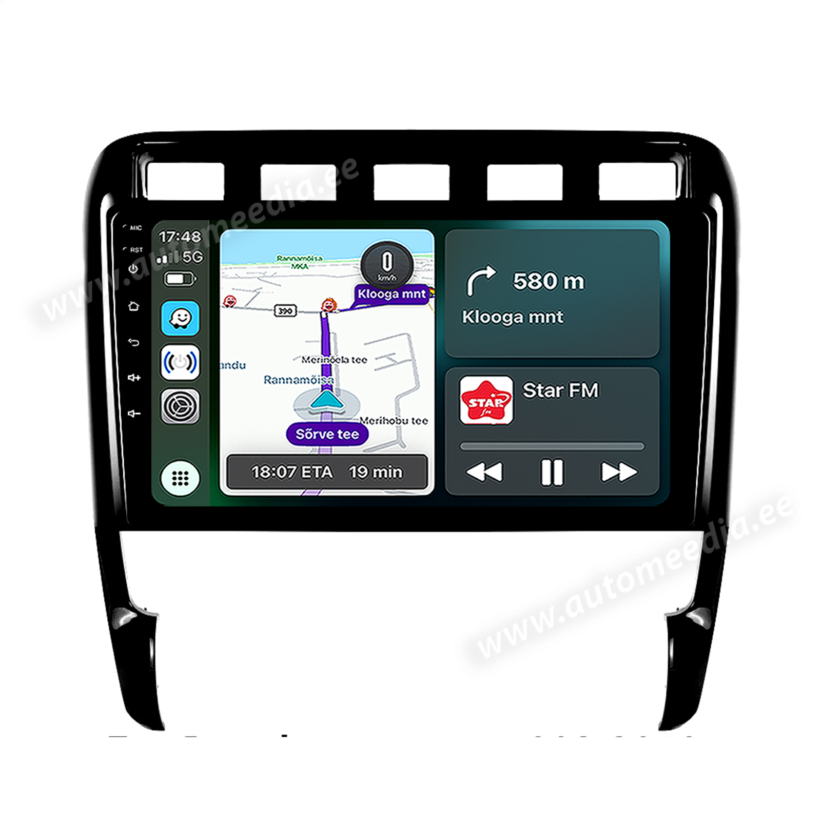 Porsche Cayenne (2003-2010) Android  | GPS autoraadio ja multimeedia keskus