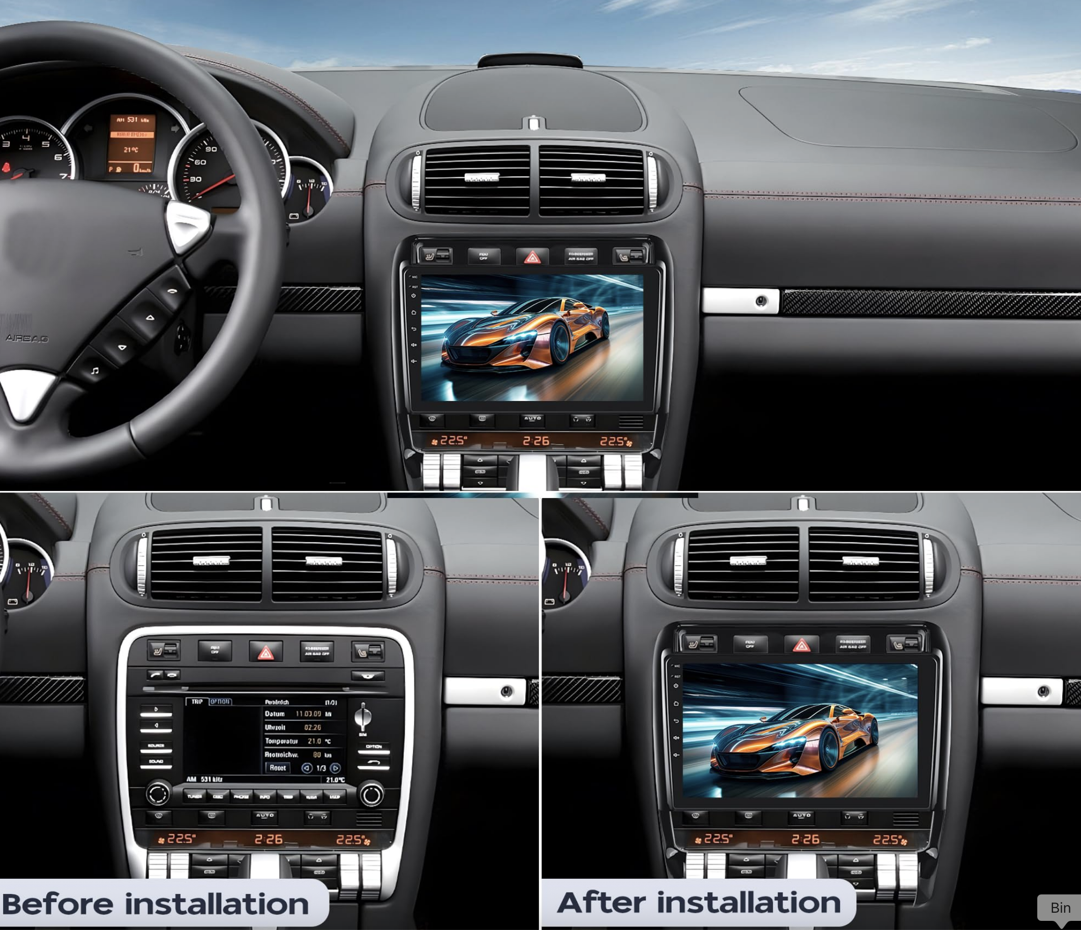 Automedia F0956 Mudelikohane android multimeediakeskus gps naviraadio