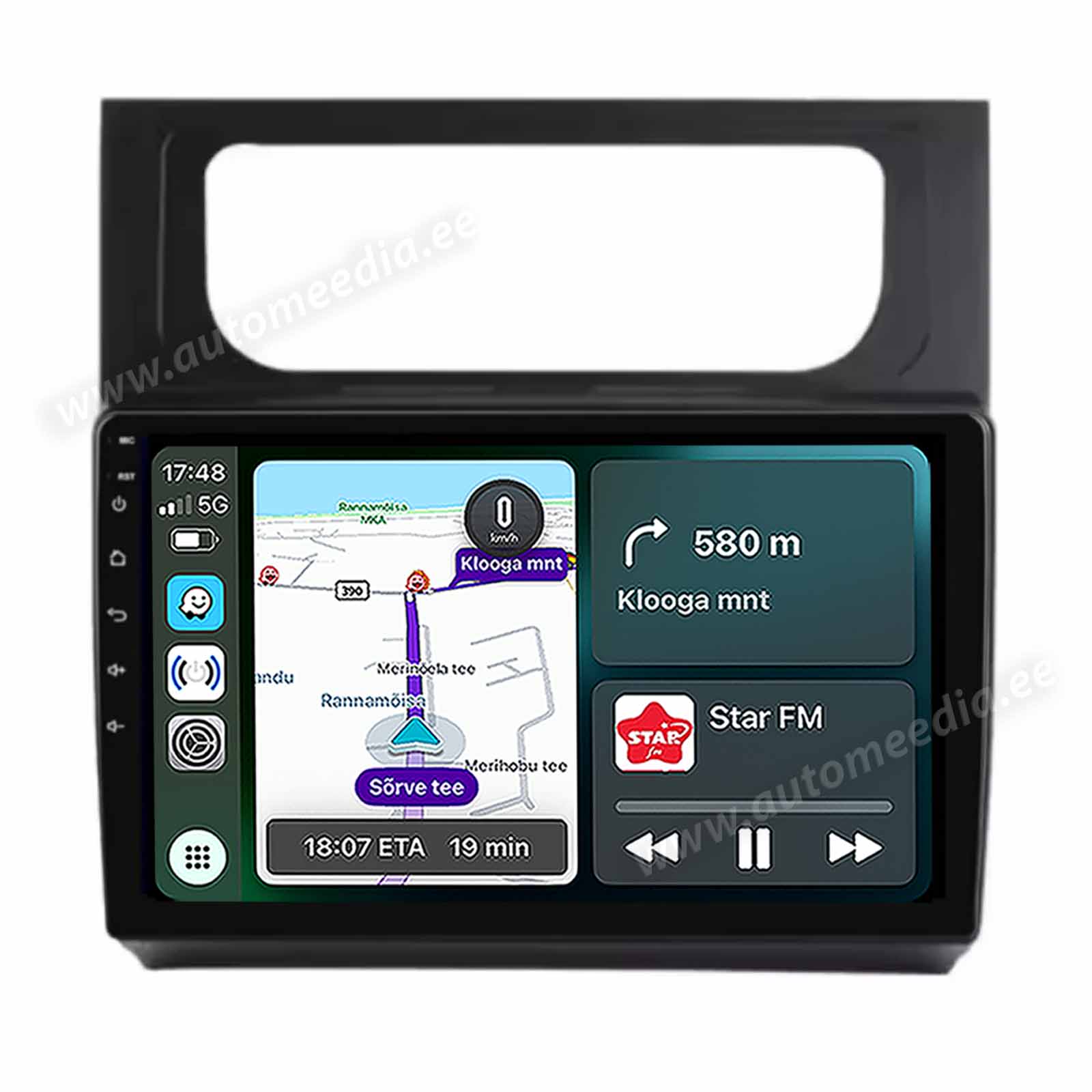 VW Touran (2010-2015) Android  | GPS autoraadio ja multimeedia keskus
