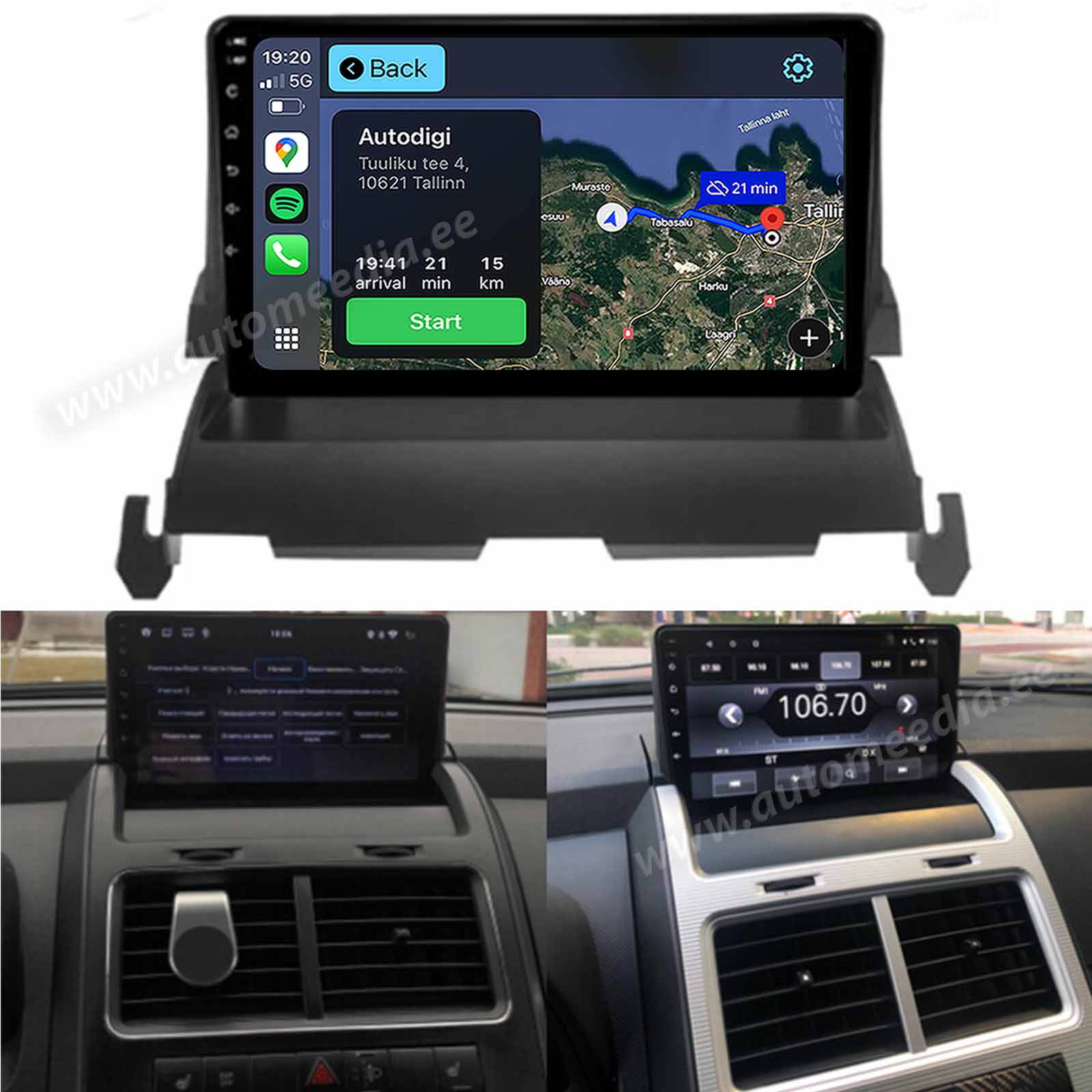 Dodge Journey (2008-2011) Android  | GPS autoraadio ja multimeedia keskus
