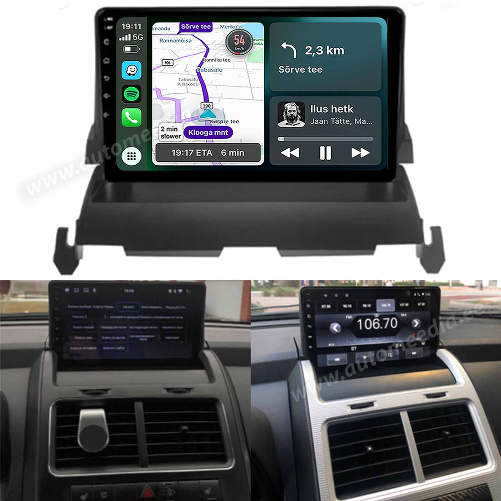 Dodge Journey (2008-2011) Android  | GPS autoraadio ja multimeedia keskus