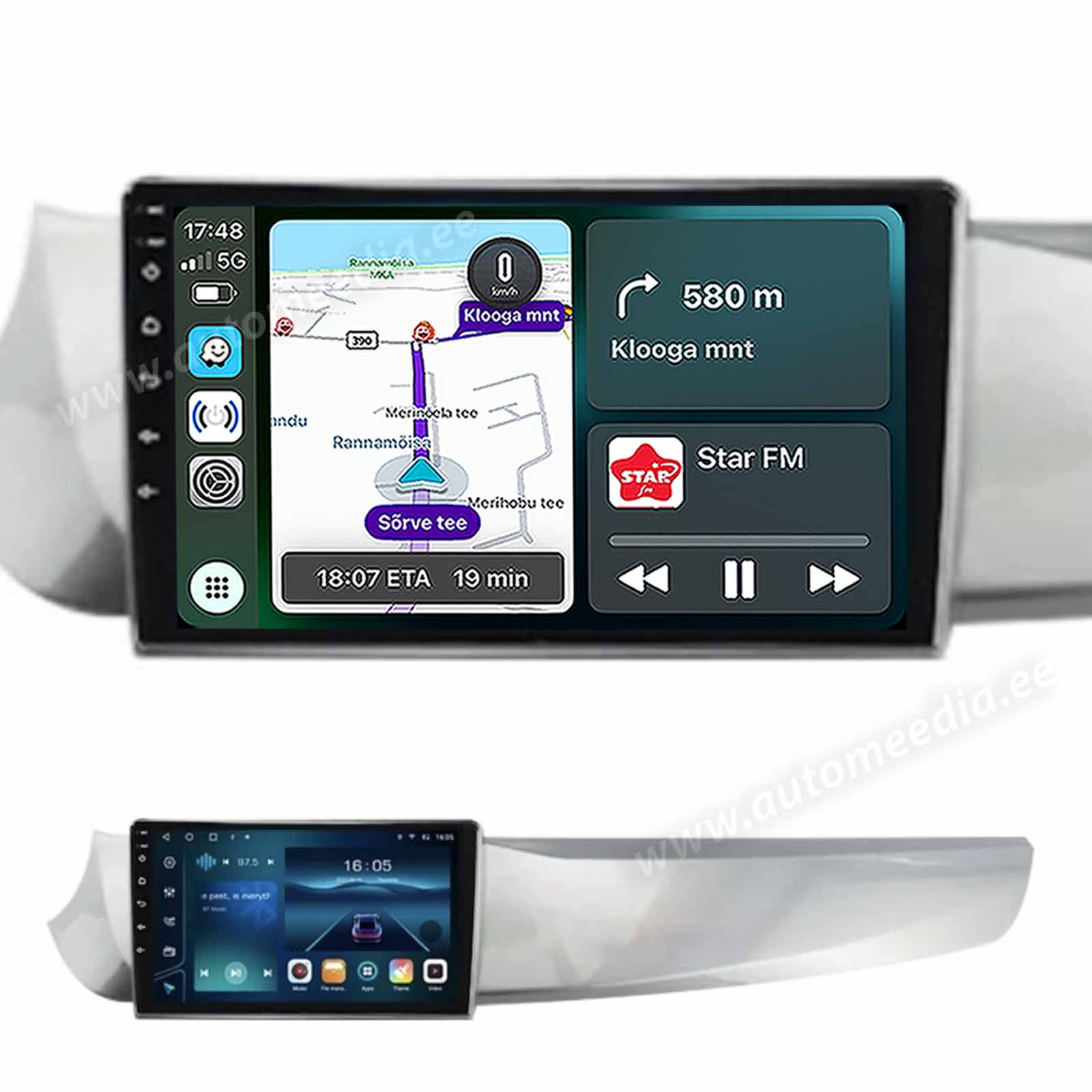 Alfa Romeo Giulietta 2010-2014 Android  | GPS autoraadio ja multimeedia keskus