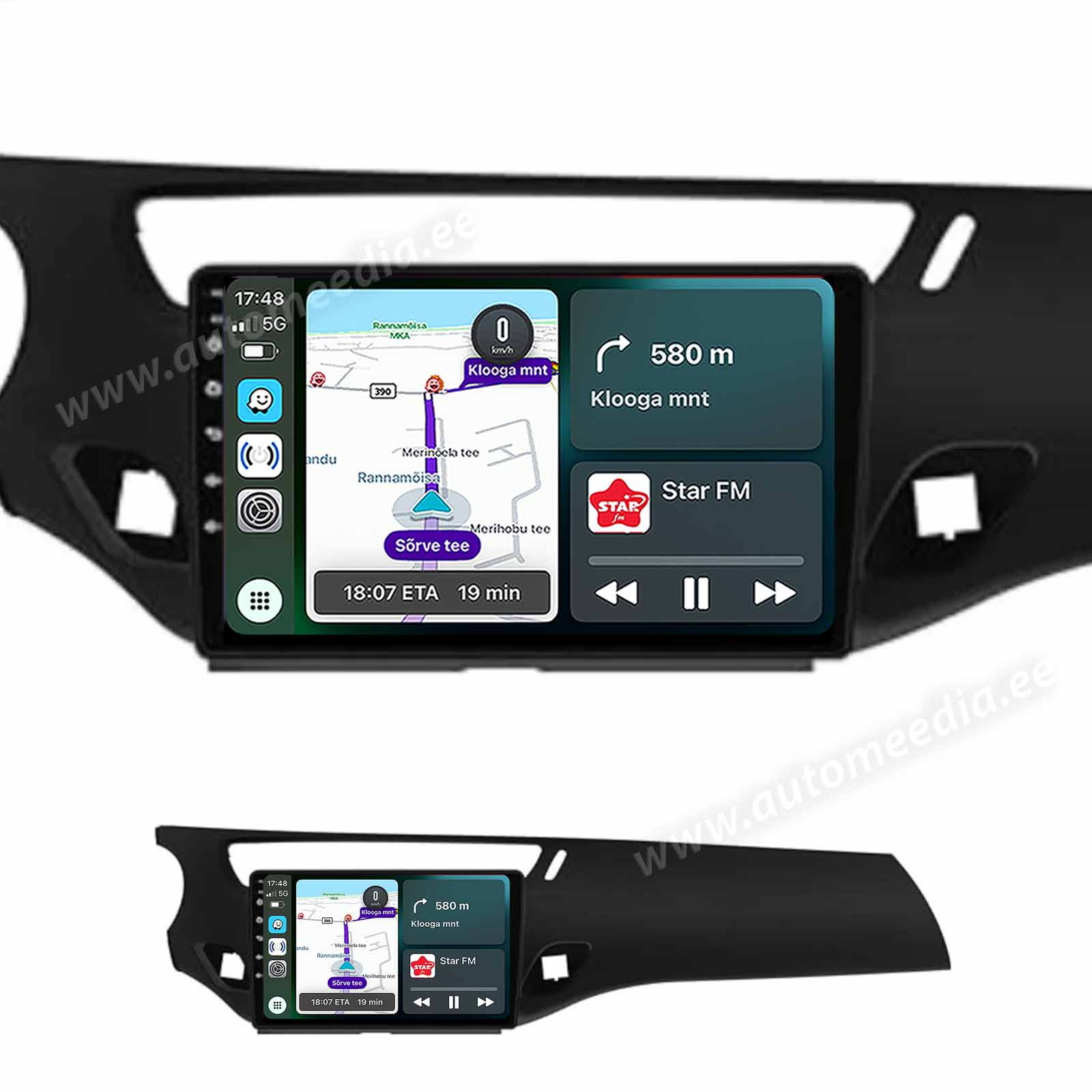 Citroen C3 | DS3 (2010 - 2016) Android | auto GPS radio ja multimedia näyttösoitin