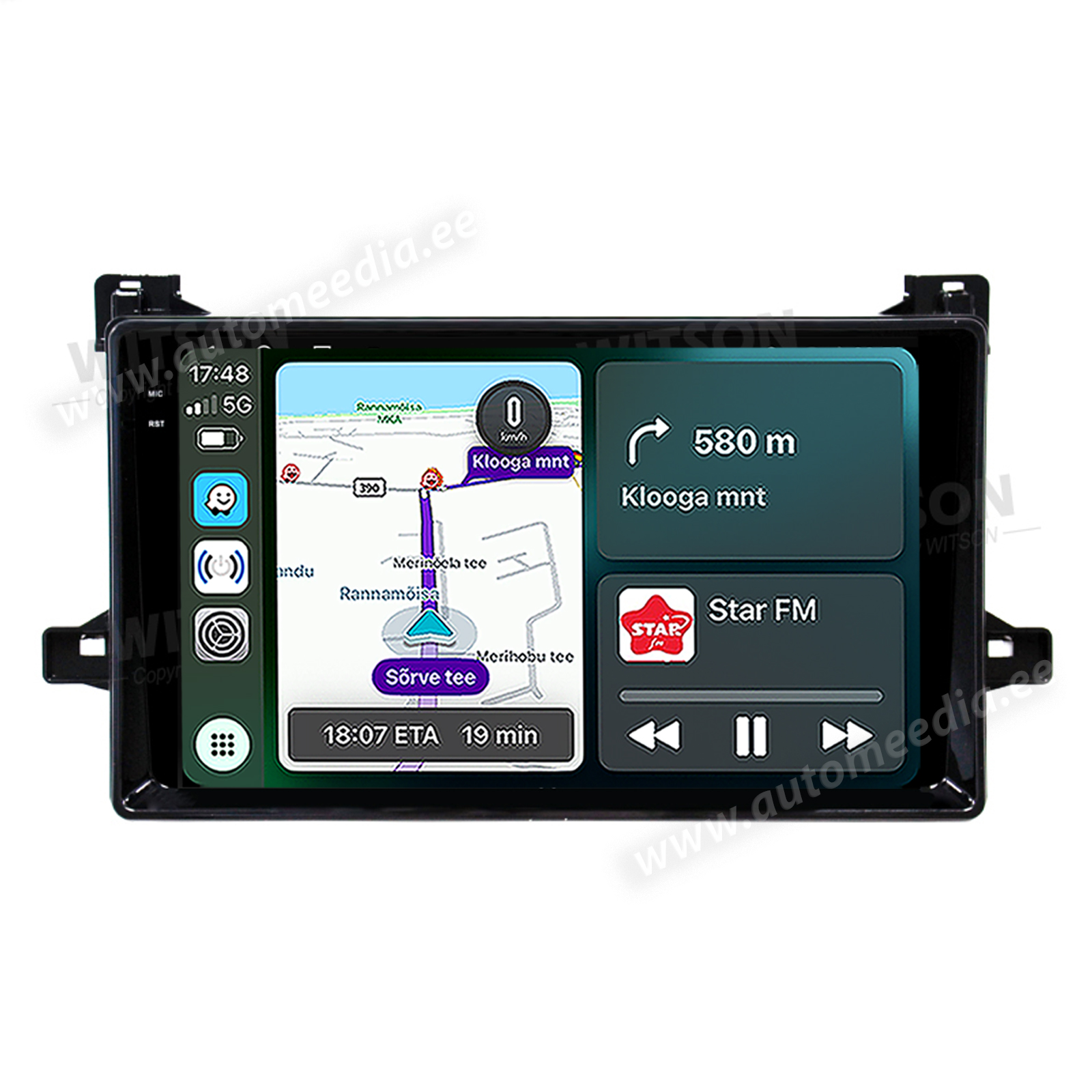 Toyota Prius (2015-2020) Android  | GPS autoraadio ja multimeedia keskus