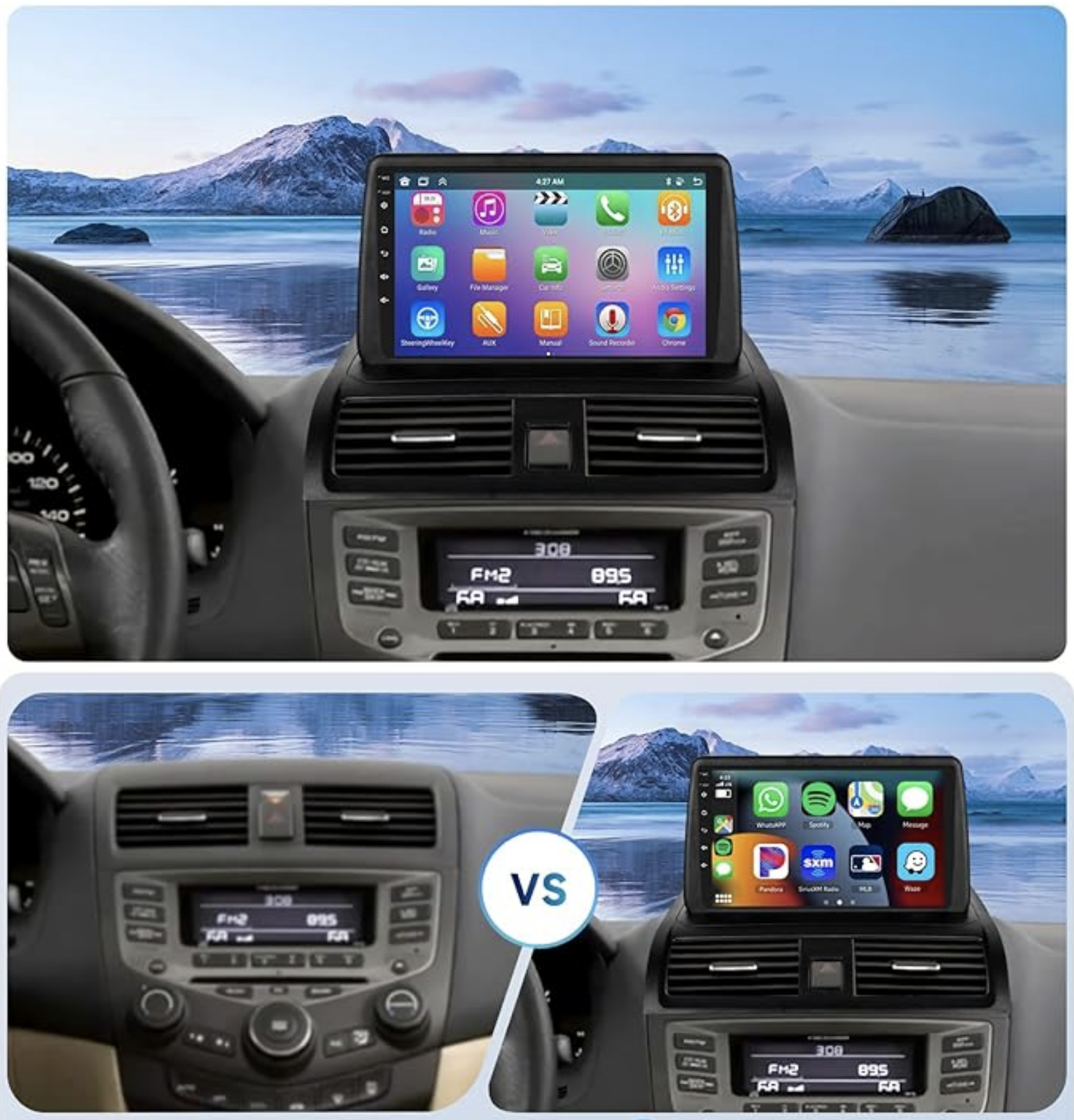 Automedia F9326 Mudelikohane android multimeediakeskus gps naviraadio