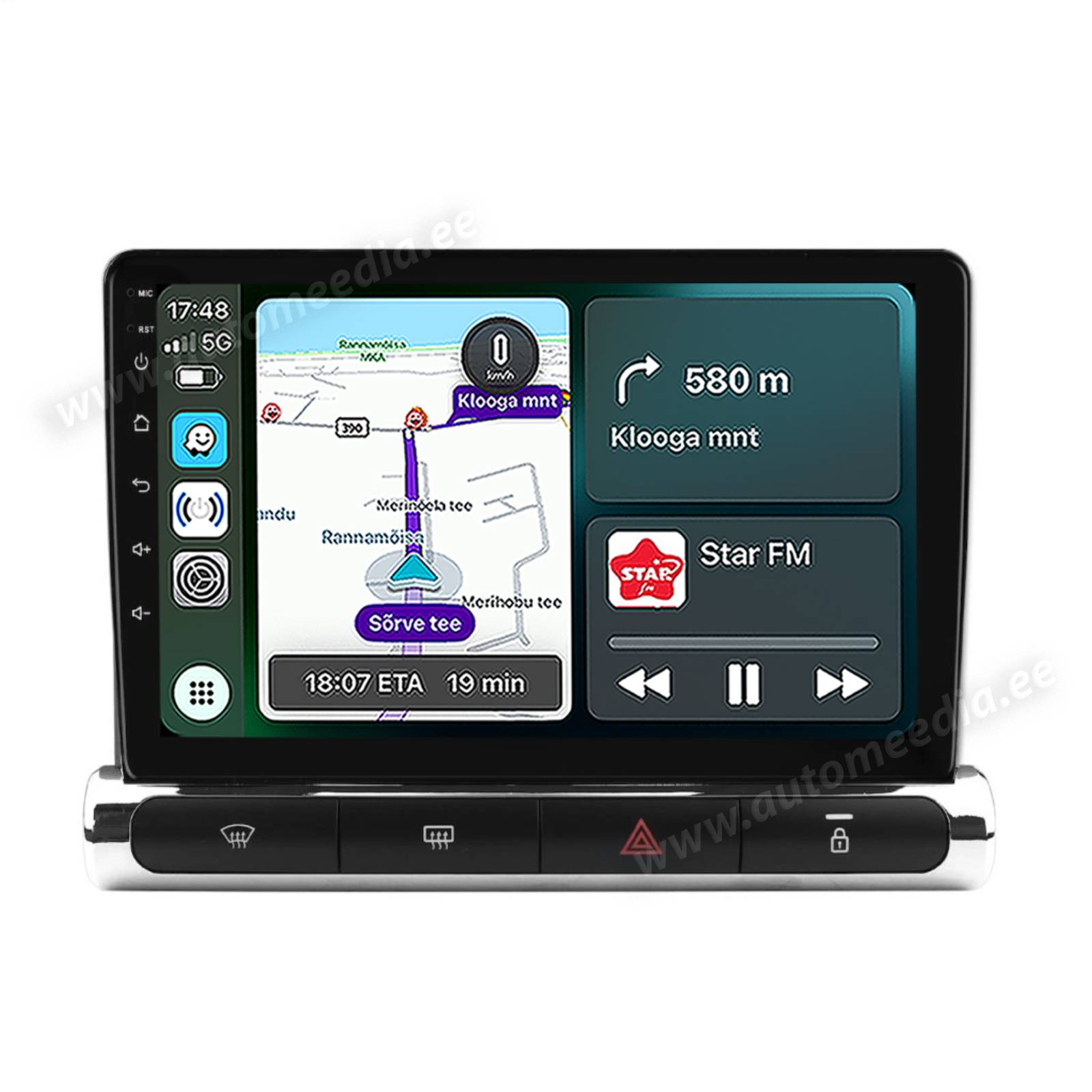 Citroen | C3 | Aircross | (2017 - 2023) Android  | GPS autoraadio ja multimeedia keskus