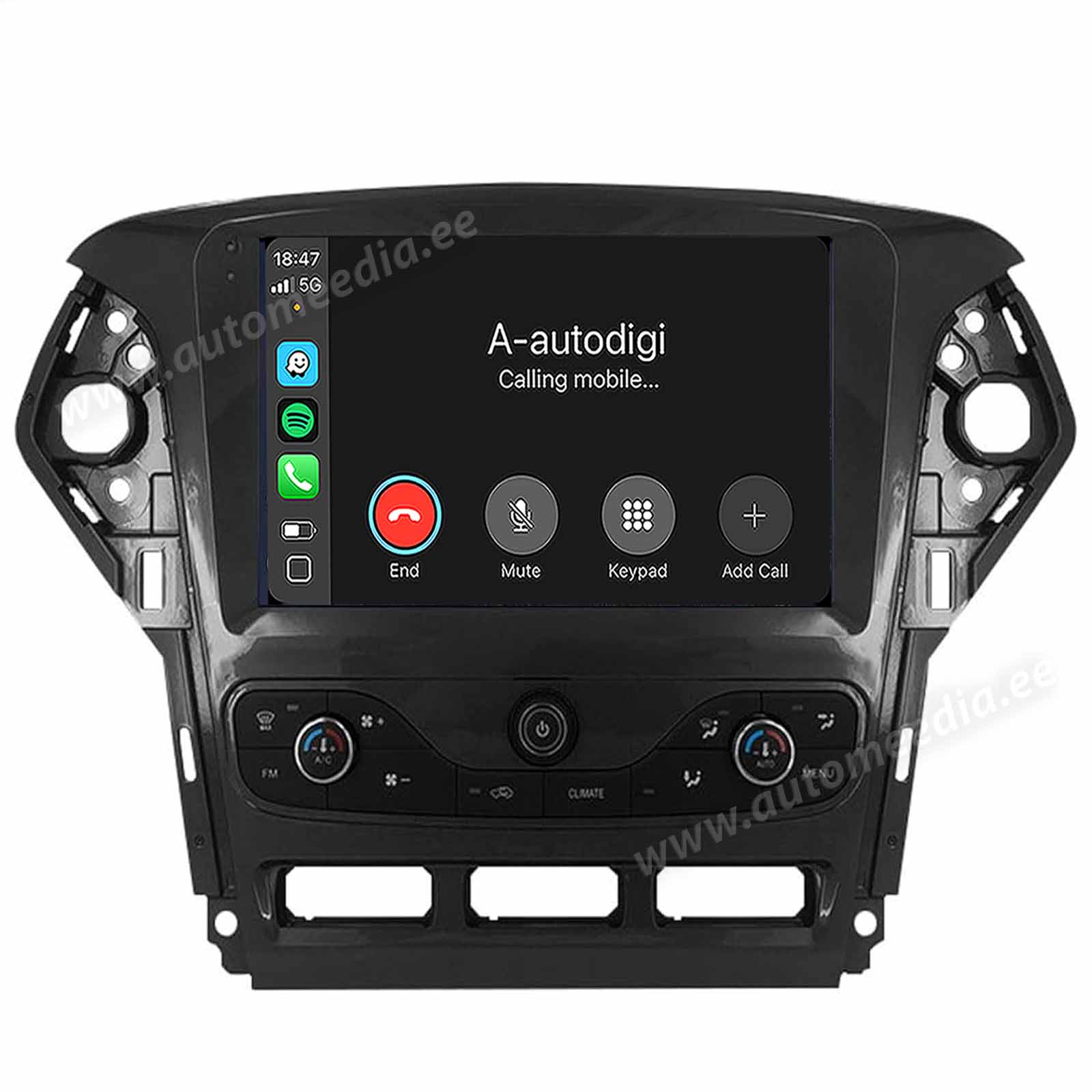 Ford Mondeo (2010-2014) w. Climate Panel Android  | GPS autoraadio ja multimeedia keskus