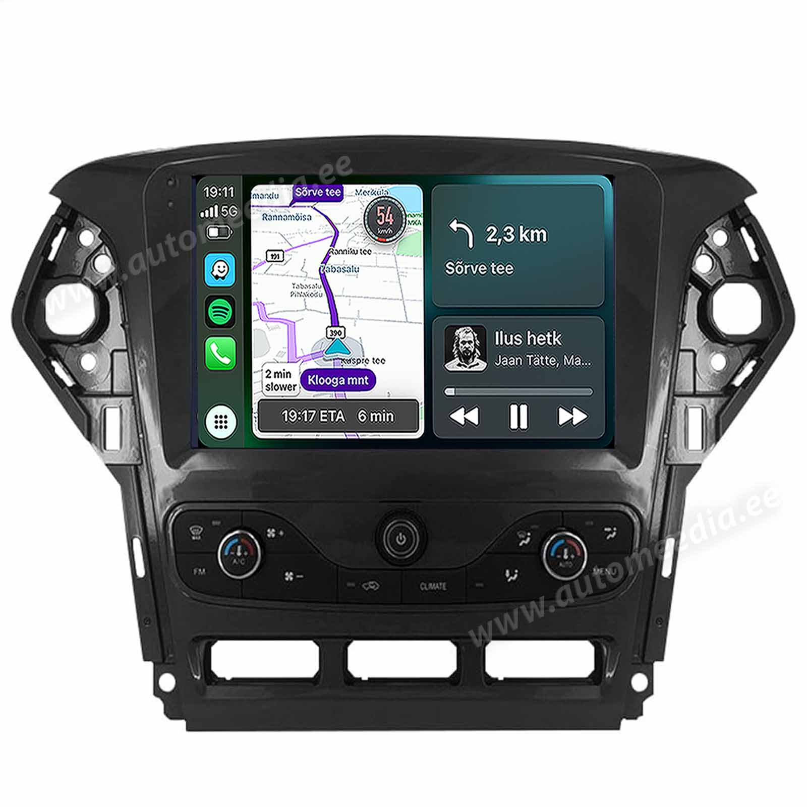 Ford Mondeo (2010-2014) w. Climate Panel Android  | GPS autoraadio ja multimeedia keskus
