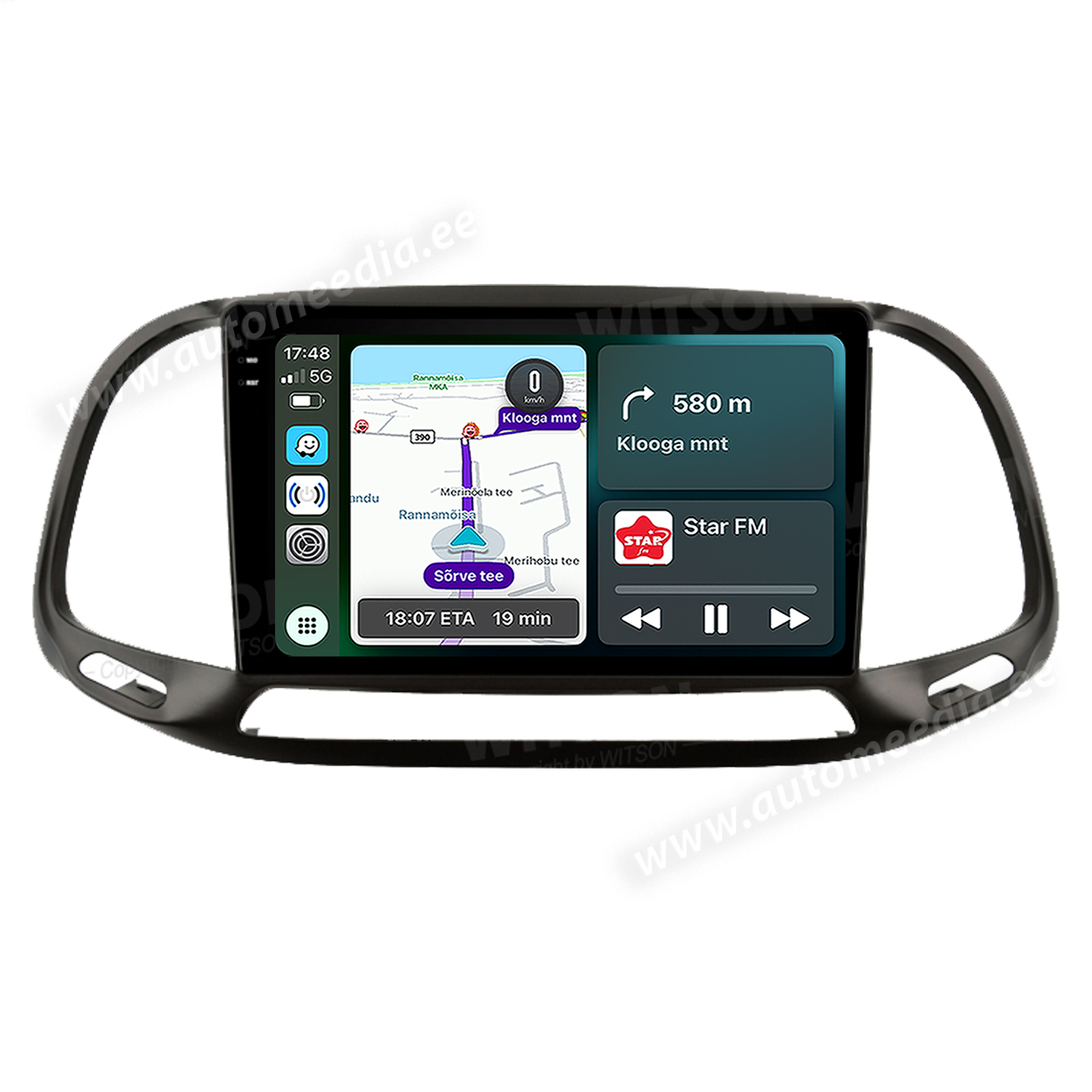 FIAT Doblo (2015-2021) Android  | GPS autoraadio ja multimeedia keskus