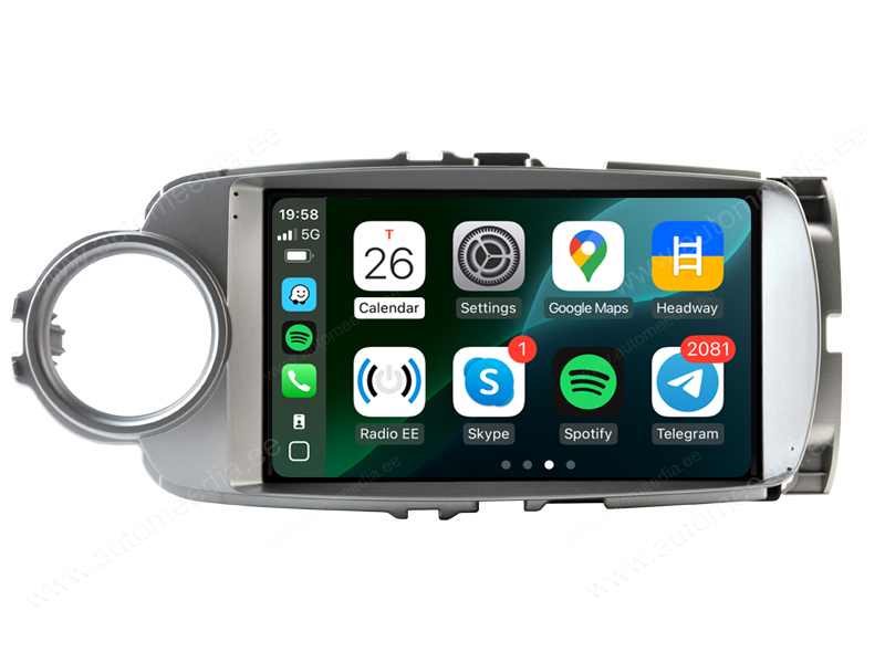 Toyota Yaris (2012-2017) Android  | GPS autoraadio ja multimeedia keskus