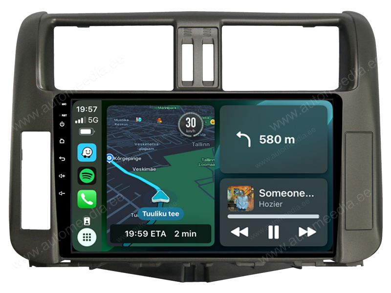 Toyota Land Cruiser 150 (2009 - 2013) Android | auto GPS radio ja multimedia näyttösoitin