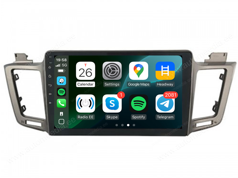 Toyota RAV4 (2013-2017) Android  | GPS autoraadio ja multimeedia keskus
