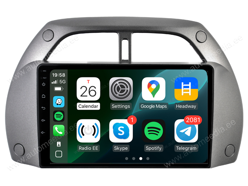 Toyota RAV4 (2001-2005) Android  | GPS autoraadio ja multimeedia keskus