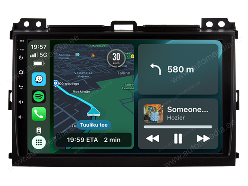 Toyota Land Cruiser Prado 120 (2003 - 2009) Android  | GPS autoraadio ja multimeedia keskus