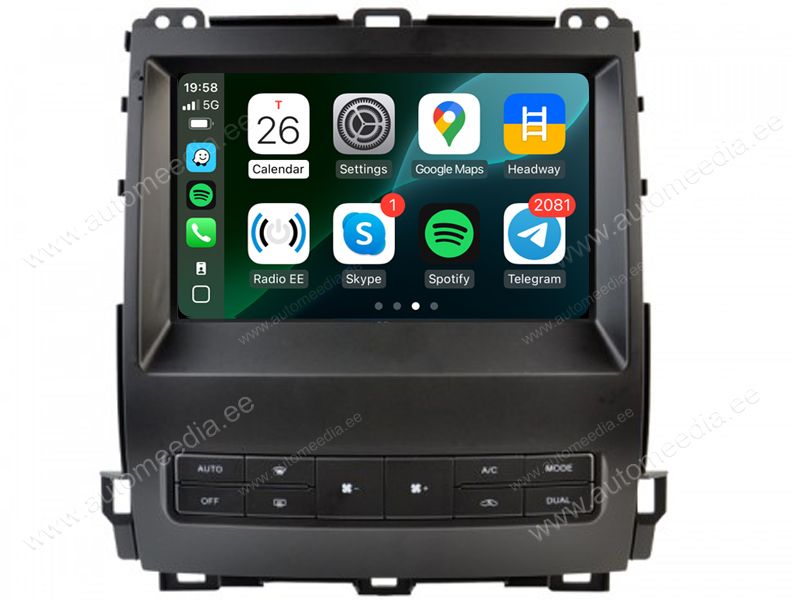 Toyota Land Cruiser Prado 120 (2003 - 2009) Android  | GPS autoraadio ja multimeedia keskus