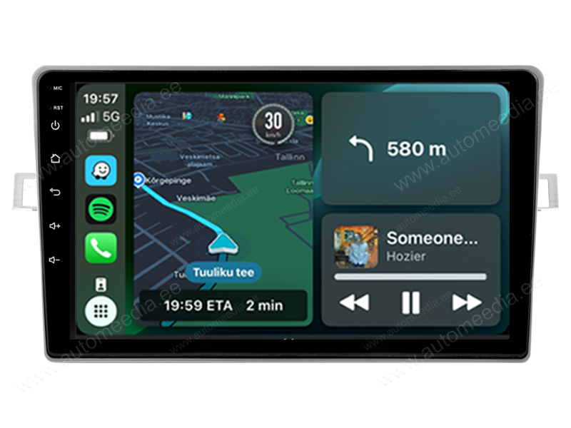Toyota Verso R20 2009 - 2018 Android | auto GPS radio ja multimedia näyttösoitin