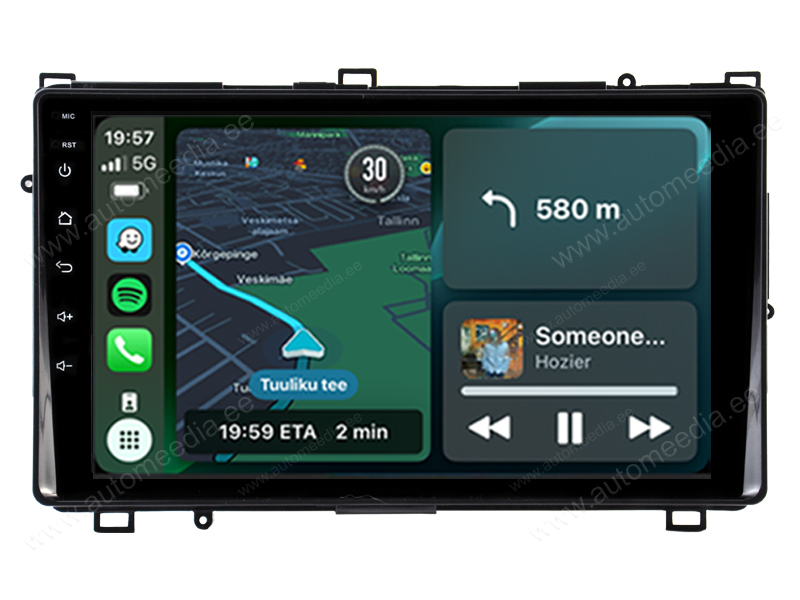 Toyota Corolla 11 2017 2018 Android | auto GPS radio ja multimedia näyttösoitin