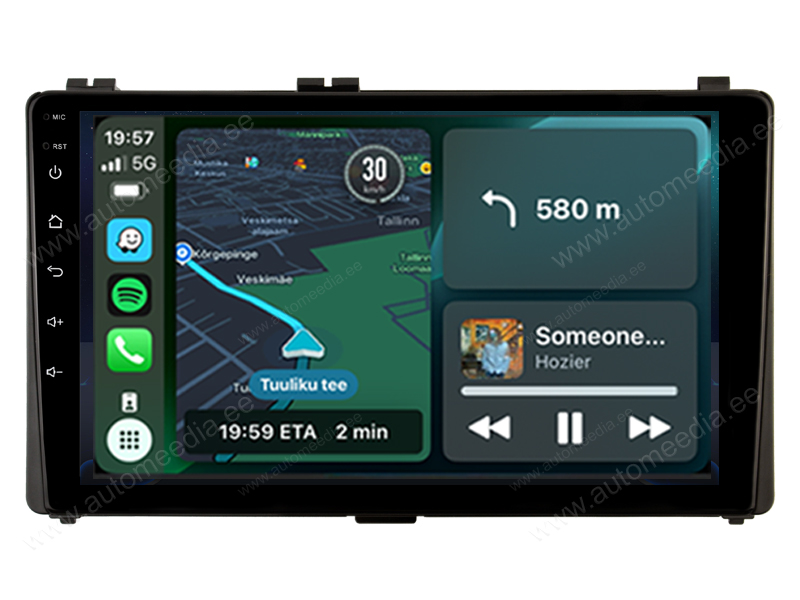 TOYOTA AURIS Gen. II (2015-2018) Android | auto GPS radio ja multimedia näyttösoitin