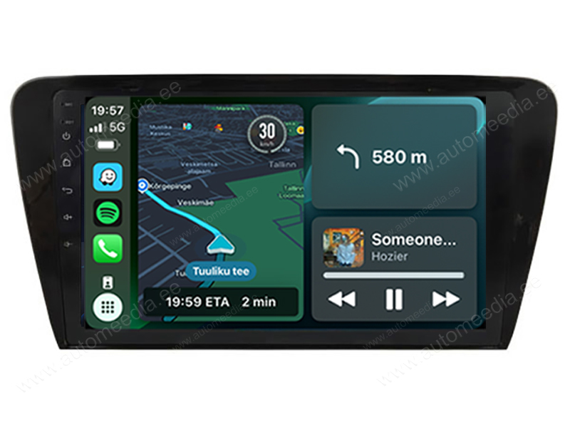 Skoda Octavia (2013-2016) Android | auto GPS radio ja multimedia näyttösoitin