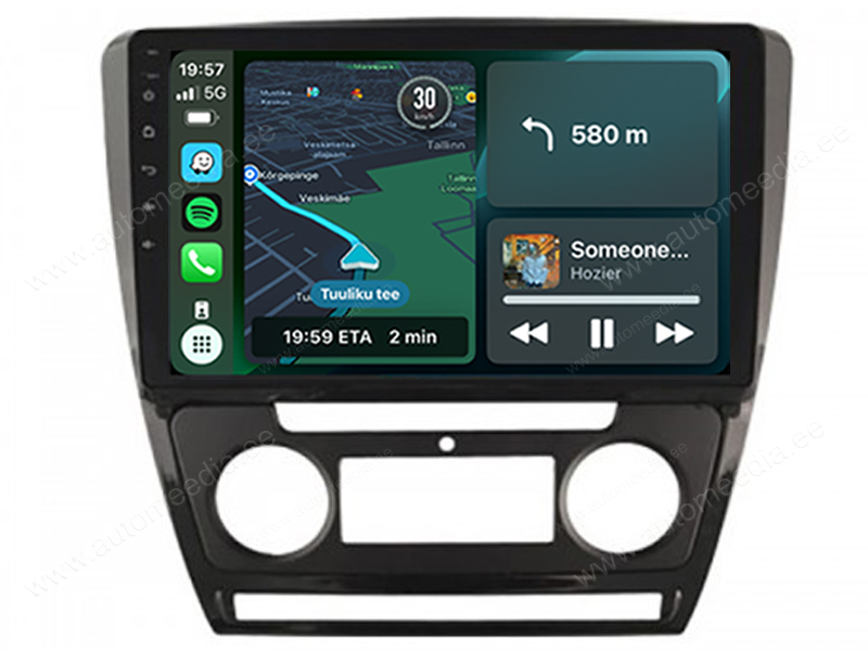 Skoda Octavia (2008-2013) Android | auto GPS radio ja multimedia näyttösoitin