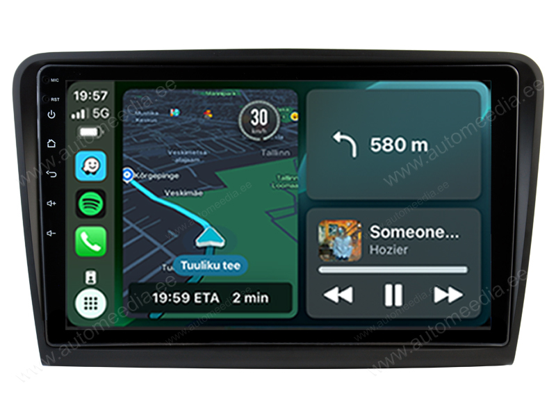 Skoda Superb 2 B6 2008 - 2015 Android  | GPS autoraadio ja multimeedia keskus