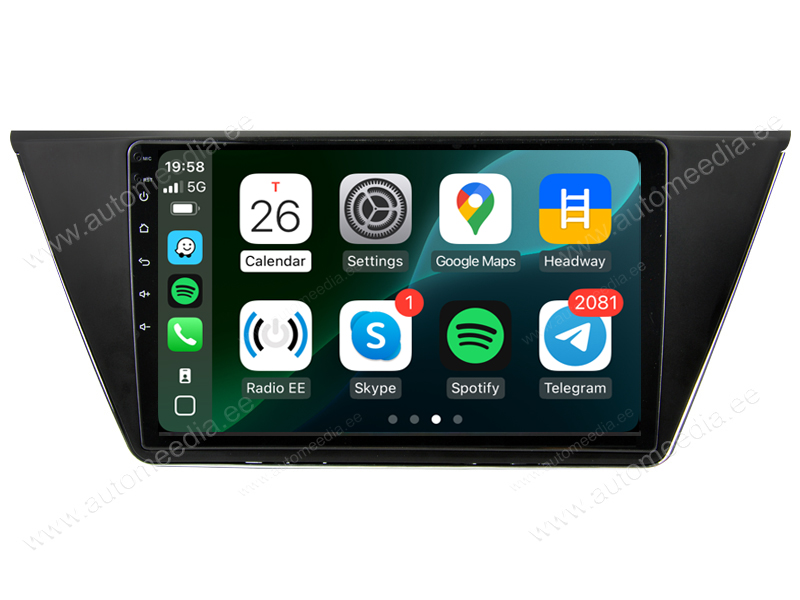 VW Touran (2016-2022) Android  | GPS autoraadio ja multimeedia keskus