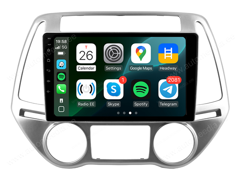 HYUNDAI I20 (2012-2014) Android  | GPS autoraadio ja multimeedia keskus
