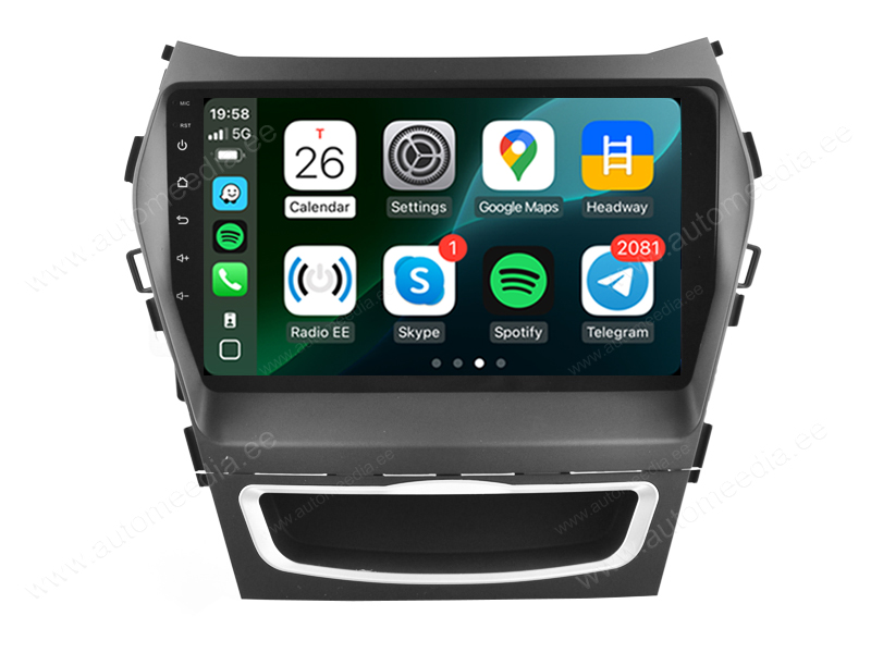 Hyundai Santa Fe 3 (2013 - 2016) Android  | GPS autoraadio ja multimeedia keskus