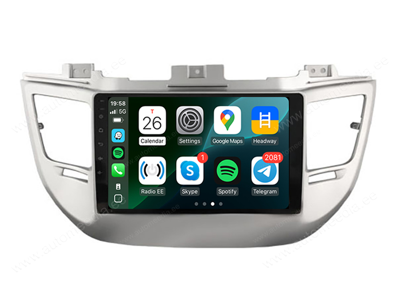 Hyundai Tucson (2015-2020) Android  | GPS autoraadio ja multimeedia keskus