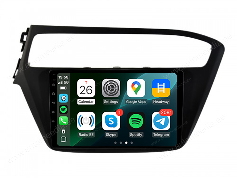 HYUNDAI I20 (2014-2022) Android  | GPS autoraadio ja multimeedia keskus