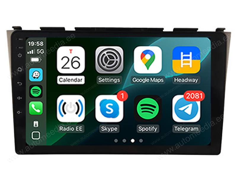 Honda CRV (2006-2011) Android  | GPS autoraadio ja multimeedia keskus