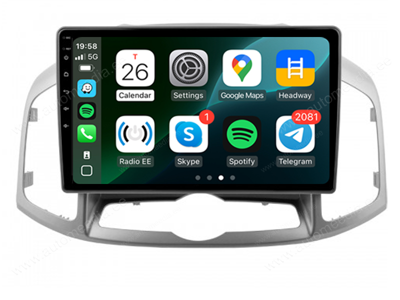 Chevrolet Captiva (2013-2017) Android  | GPS autoraadio ja multimeedia keskus