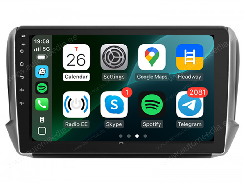 PEUGEOT 208 | 2008 | (2014-2018) Android  | GPS autoraadio ja multimeedia keskus