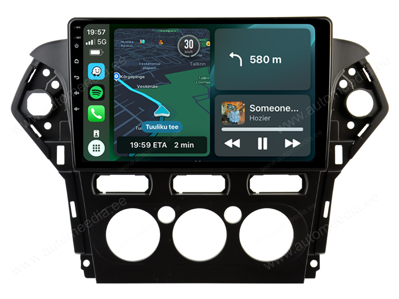 Ford Mondeo (2010-2013)  (Manual+Auto Air conditioner) Android | auto GPS radio ja multimedia näyttösoitin