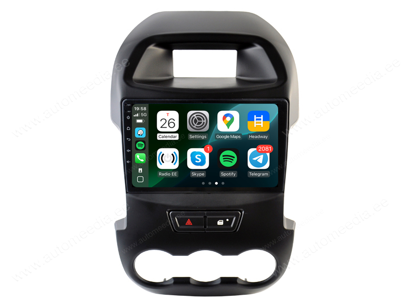 Ford Ranger 2011 - 2016 Android  | GPS autoraadio ja multimeedia keskus