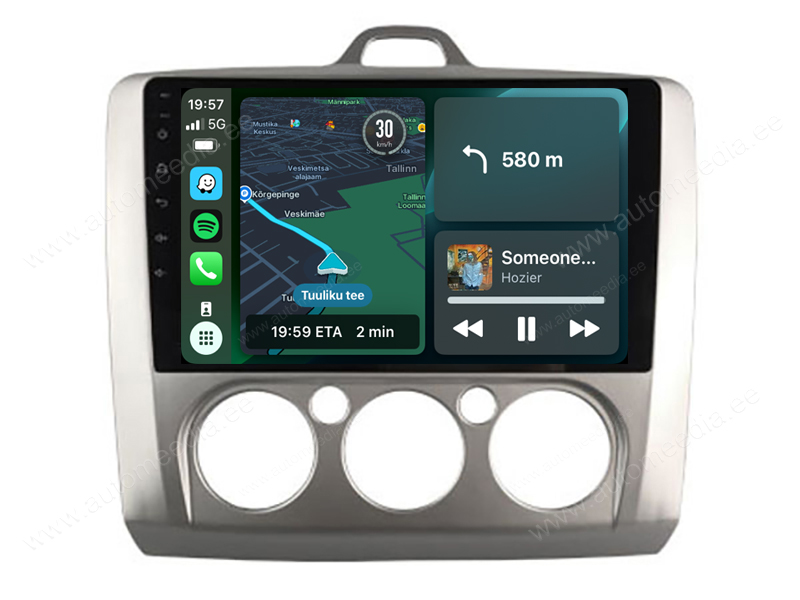 Ford FOCUS (Manual-Aircondition) 2005-2011 Android | auto GPS radio ja multimedia näyttösoitin